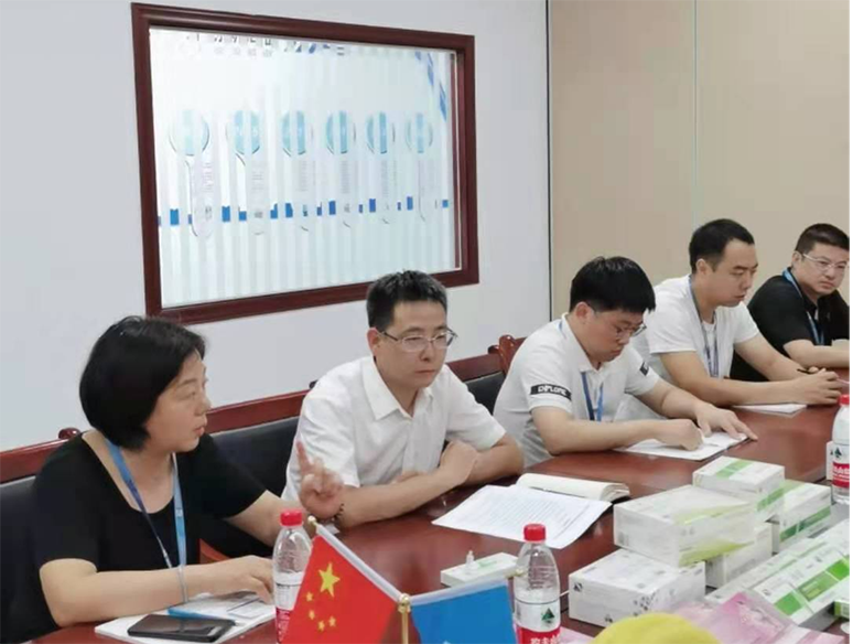 省藥品監督管理局第一分局局長張淼一行蒞臨深藍醫療考察調研
